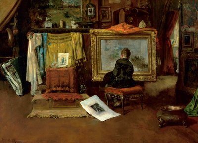 The Inner Studio, Tenth Street, 1882 by William Merritt Chase